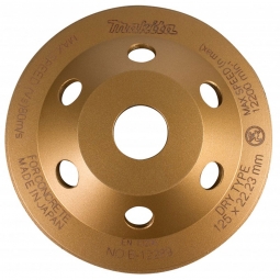 Copa diamantada lisa para pulir concreto