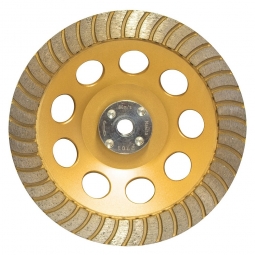 Copa diamantada tipo turbo para desbaste