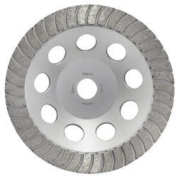 Copa diamantada tipo turbo para desbaste