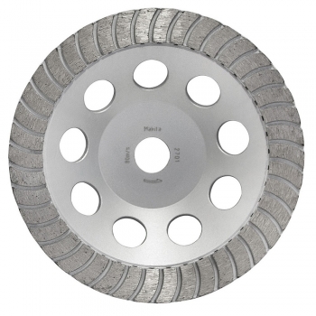 Copa diamantada tipo turbo para desbaste