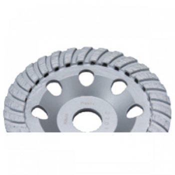 Copa diamantada tipo turbo para desbaste