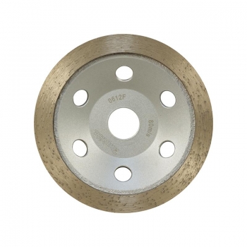 Copa diamantada lisa para pulir concreto