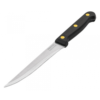 Cuchillo para asado liso, mango plástico, 5 