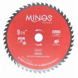 Disco de corte de madera 9-1/4
