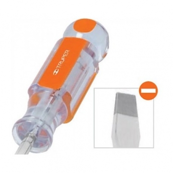 Desarmador plano, mango de acetato, 5/16 x 10 