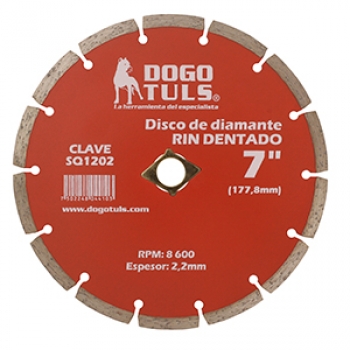 Disco de diamante con rin dentado 7