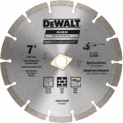 Disco diamantado segmentado de 7