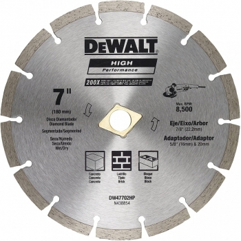 Disco diamantado segmentado de 7