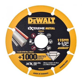 Disco de diamante segmentado de 4-1/2