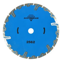 Disco de diamante azul segmentado turbo de 9