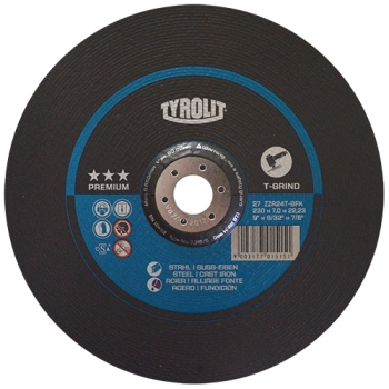 Disco de desbaste Tyrolit T-Grind de 230 x 7.0 x 22.23 mm