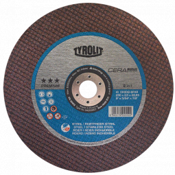 Disco de corte Tyrolit Cerabond de 230 x 2.0 x 22.23 mm, 2 en 1