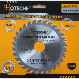 Disco de Carburo Con Punta de hoja de sierra 4-3/8 