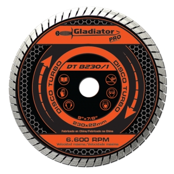Disco diamantado turbo 7
