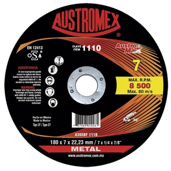 Disco para desbaste de metal 7