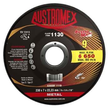 Disco para desbaste de metal 9