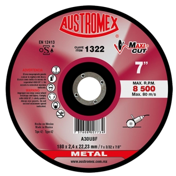 Disco para corte de metal 7