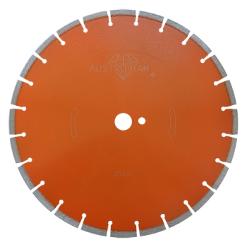 Disco naranja de diamante segmentado de 14