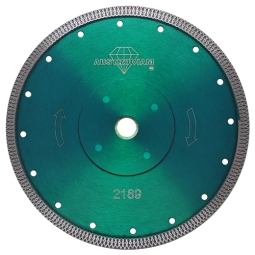 Disco verde de diamante turbo de 9