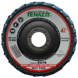 Disco laminado Fibra / Lija de 4-1/2