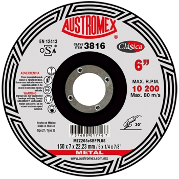 Disco para desbaste de metal 6