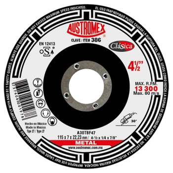 Disco para desbaste de metal 4-1/2
