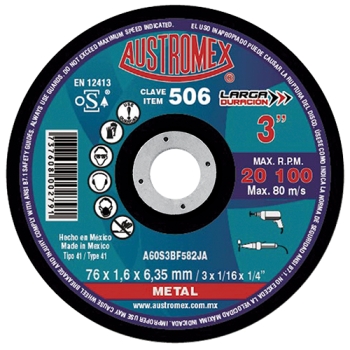 Disco para corte de metal 3