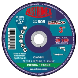 Disco para corte de piedra de 3