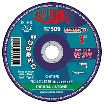 Disco para corte de piedra de 3