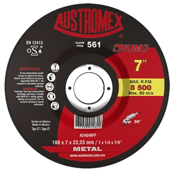 Disco para desbaste de metal 7