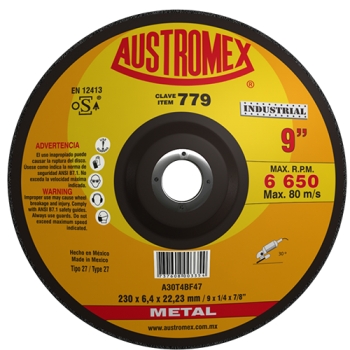 Disco para desbaste de metal 9