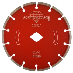 Disco de diamante rojo segmentado cantera de 7