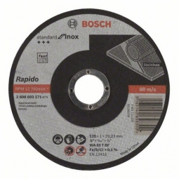 Disco de corte recto standard for inox - rapido 5