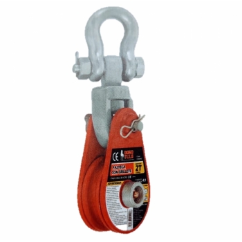 Pasteca con grillete de 2 ton