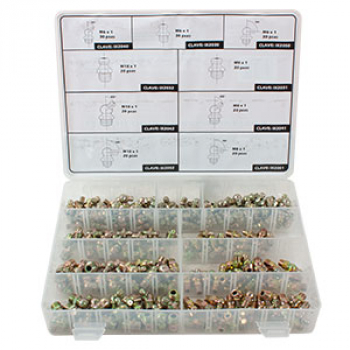 Estuche de graseras milimetricas 210pz