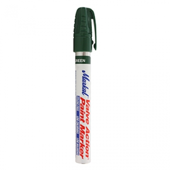 Marcador Markal de válvula color verde