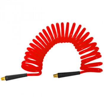 Manguera resorte 1/4 x 25' pu compresor