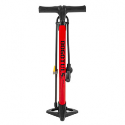 Bomba de inflar doble valvula manometro