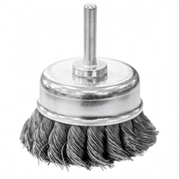 Cepillo de copa 65mm trenzado industrial