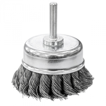 Cepillo de copa 65mm trenzado industrial