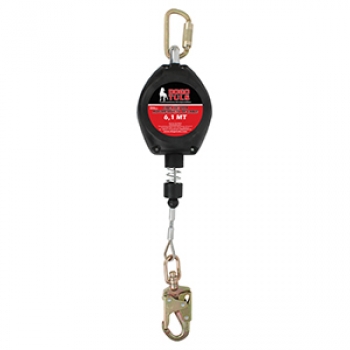 Linea de vida auto retractil de banda 6.1m