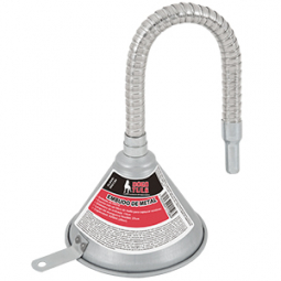 Embudo de metal con tubo flexible 37cm