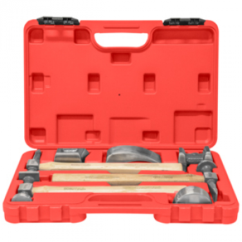 Jgo de martillos y entibadores p/ hojalatero con 7 piezas