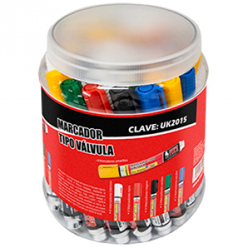Marcador valvula dogotuls 6 colores 30pz