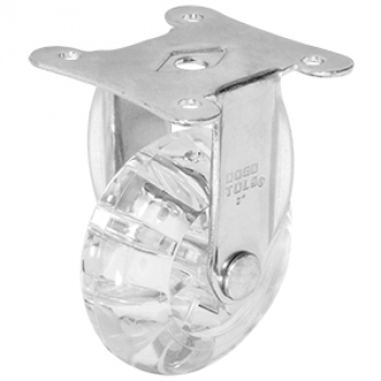 Rodaja Pu Transparente Fija 2