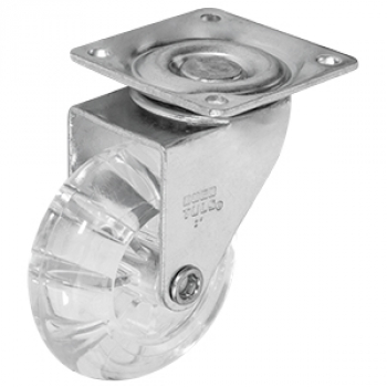 Rodaja Pu Transparente Giratoria 2