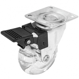 Rodaja Pu Transparente Girat / Freno 2