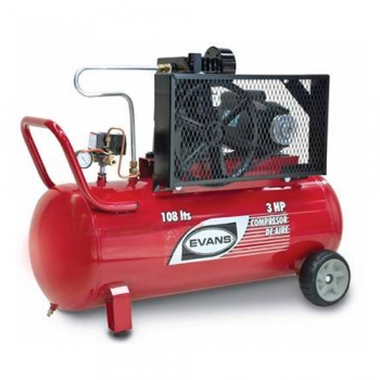 Compresor de aire lubricado 3 Hp 108L