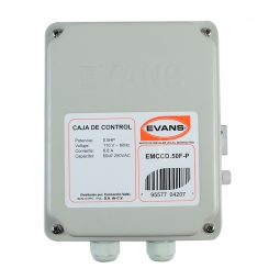 Caja de control con cap de 1/2HP 110V