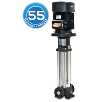 Motobomba vertical de 10hp 220/440 V